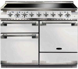 RANGEMASTER  Elise 110 Electric Induction Range Cooker - White & Chrome